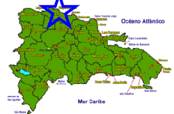 Little map of the Dominican Republic